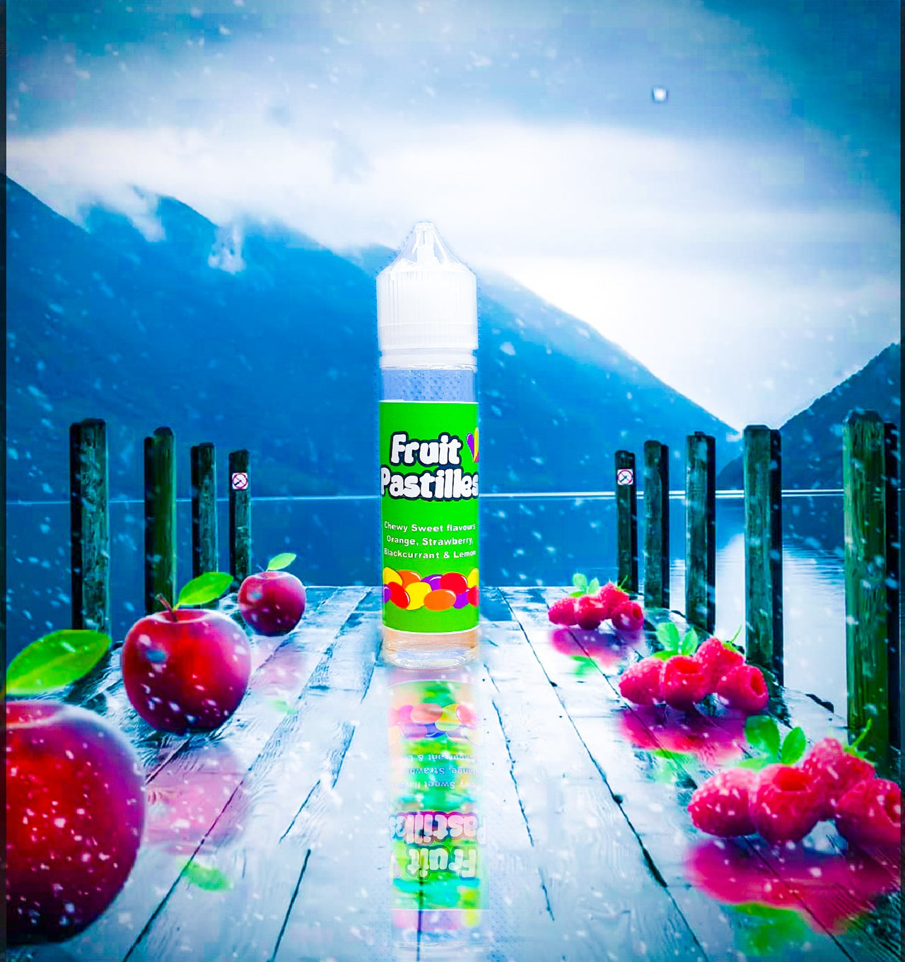 VU9 Fruit pastilles 0mg E-liquid 100ml 70/30 Vg/Pg Vape Juice.