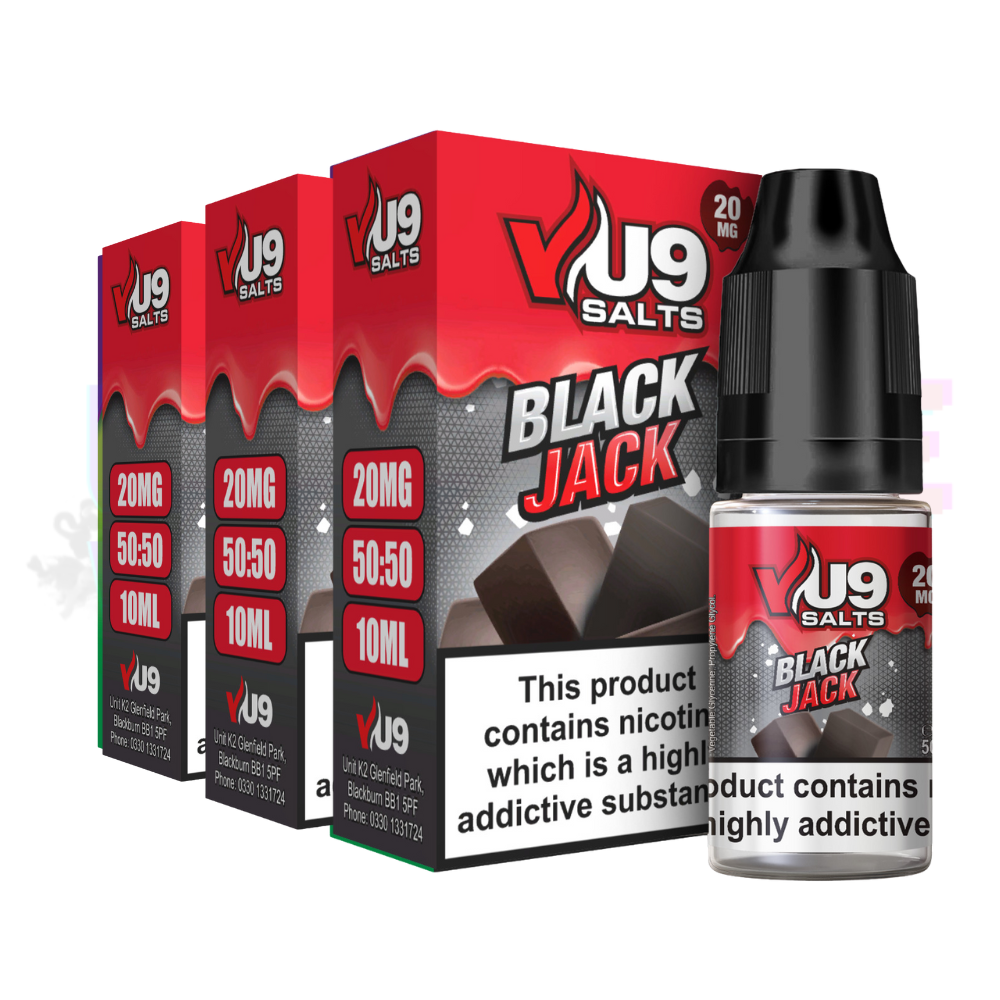 Blackjack Pod Nic Salt 10ml Nicotine E Juice by VU9 - 0.99 Blackjack Pod Nic Salt 10ml Nicotine E Juice by VU9 - 0.99