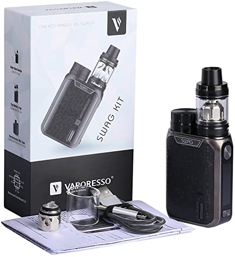 Vaporesso SWAG Kit 80W Starter Kit £19.99 + FREE 18650 BATTERY IN ALL COLOURS