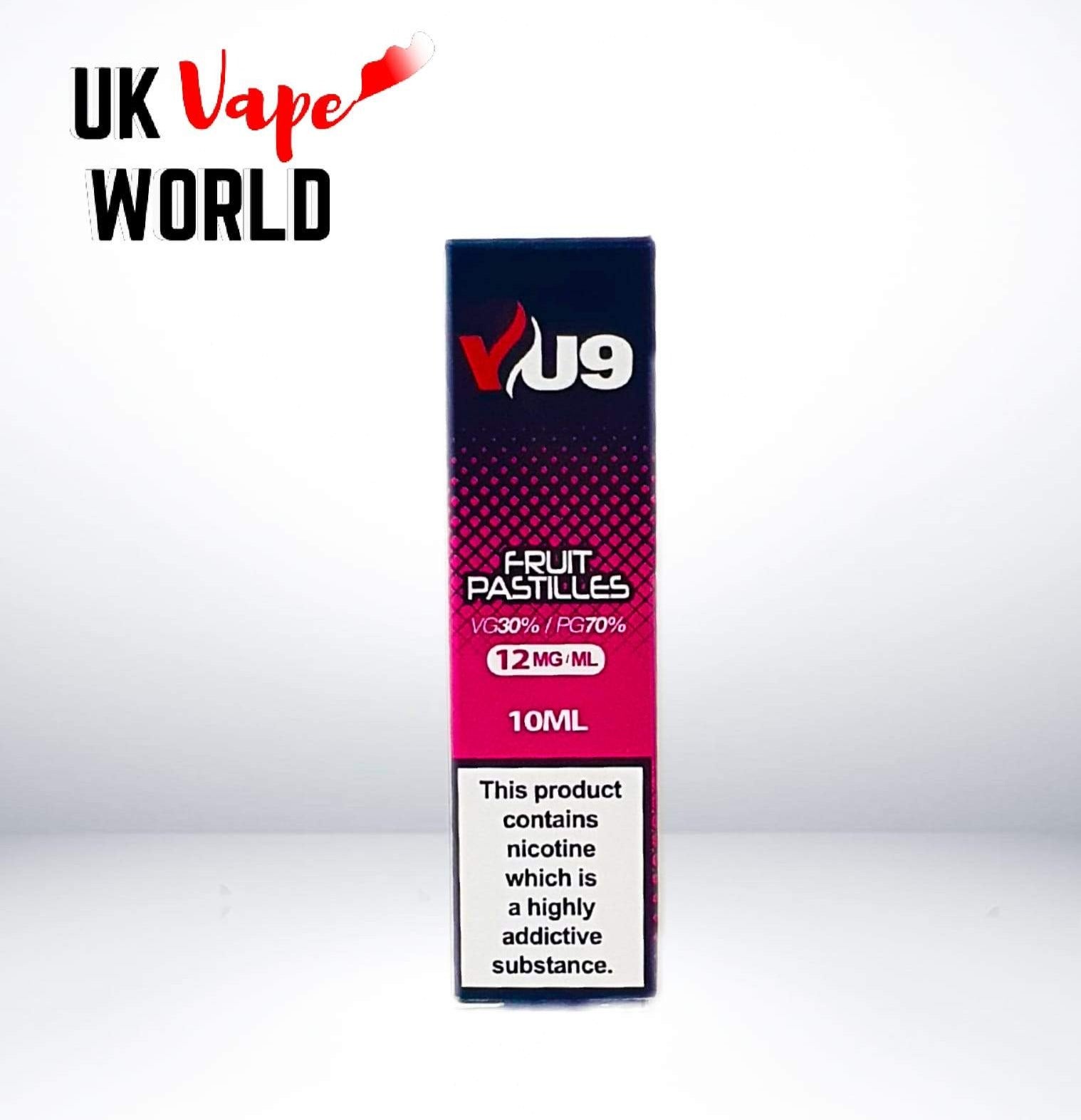 Fruit Pastilles E-Liquid Juice 10ml Nic Eliquid - 10 x 10ML BUNDLE Fruit Pastilles E-Liquid Juice 10ml Nic Eliquid - 10 x 10ML BUNDLE