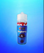 VU9 Zingberry 50/50 VG/PG 100ml Shortfill E-Liquid - UK Vape World