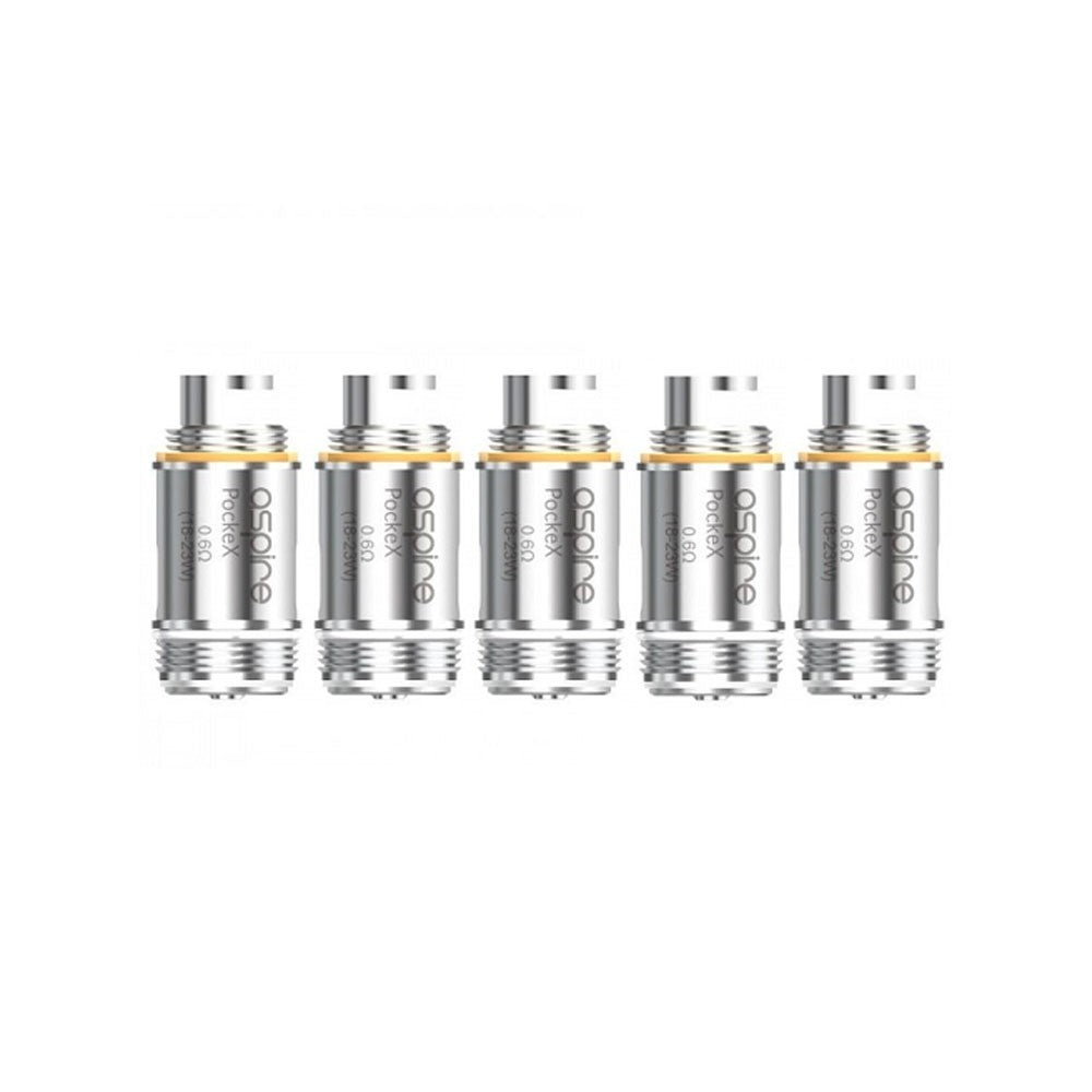 Aspire PockeX 0.6ohm Coils x 5 £9.99 | Vape Coils | UK Vape World