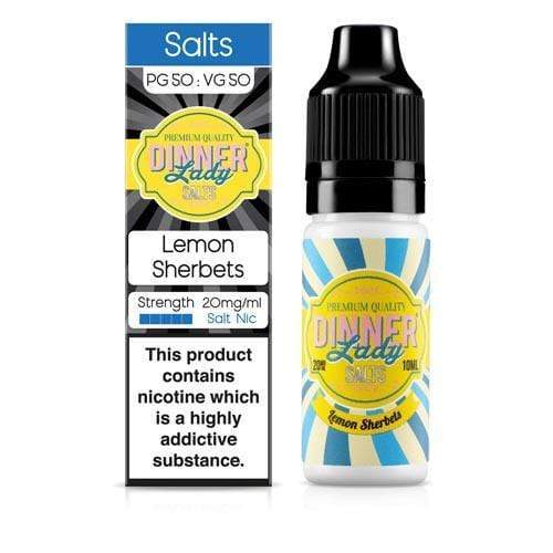 Dinner Lady Lemon Sherbets Nic Salt ONLY £3.29 | UK Vape World