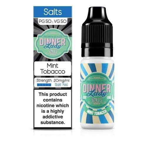 Dinner Lady Mint Tobacco Nic Salt Only £3.29 | UK Vape World