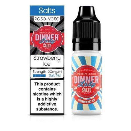 Dinner Lady Strawberry Ice Nic Salt ONLY £3.29 | UK Vape World