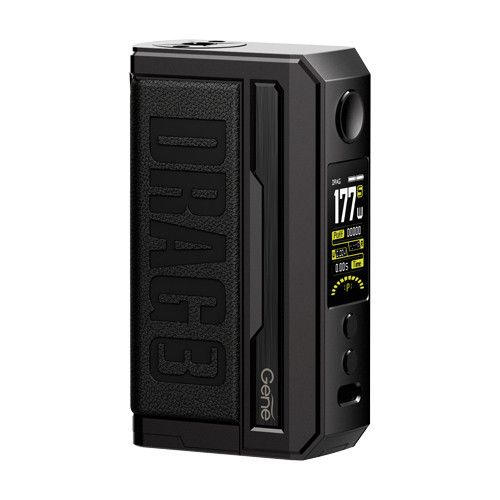 VooPoo Drag 3 Mod + Free Batteries - Black Colour | UK Vape World