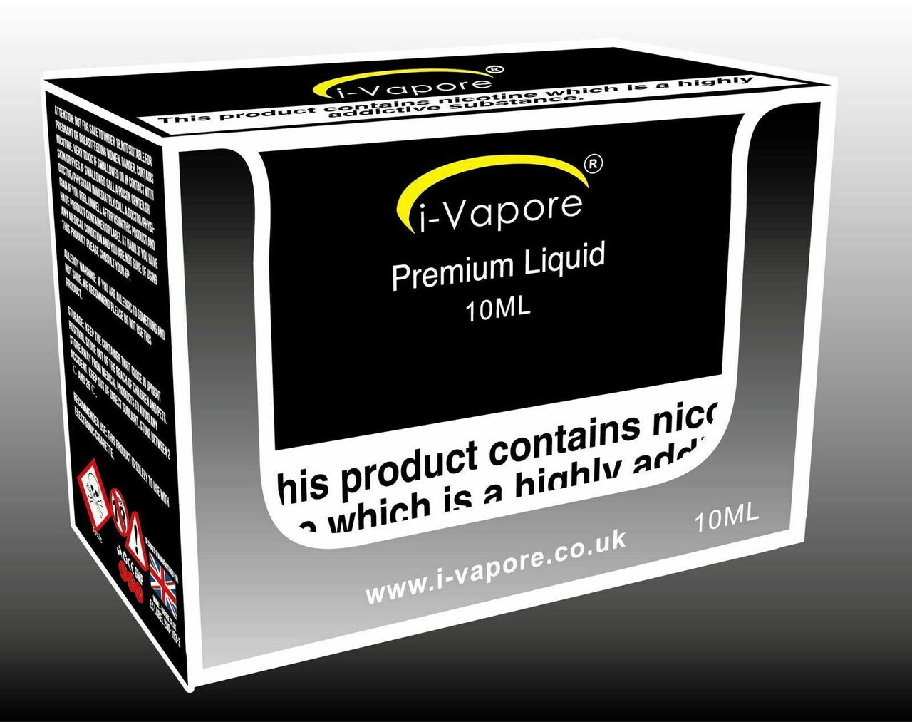 I-Vapore Premium E-Liuid Vape Juice Ice-mint Flavour Box Of 10 Pcs In 10ML Each - UK VAPE WORLD