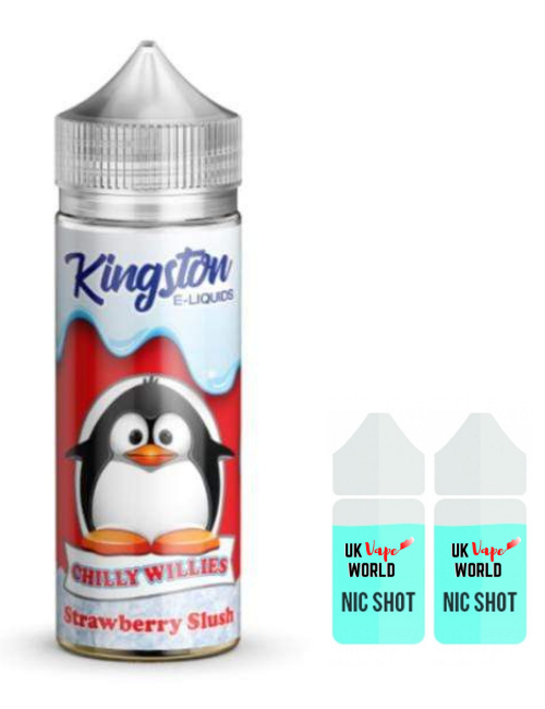 Kingston Chilly Willies Strawberry Slush 100ml Shortfill With 2 Nicotine Shots | UK Vape World