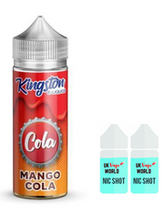 Kingston Cola Mango Cola 100ml Shortfill With 2 Nicotine Shots | UK Vape World