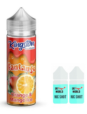 Kingston Fantango Orange & Mango ICE 100ml Shortfill With 2 Nicotine Shots | UK Vape World