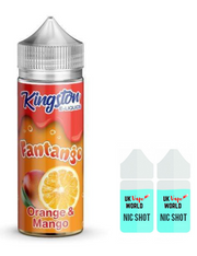 Kingston Fantango Orange & Mango 100ml Shortfill With 2 Nicotine Shots | UK Vape World