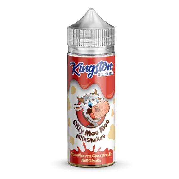 Kingston Silly Moo Moo Milkshakes Strawberry Cheesecake 100ml Shortfill | UK Vape World