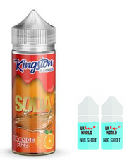 Kingston Soda Orange Fizz 100ml Shortfill With 2 Nicotine Shots | UK Vape World