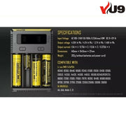 NITECORE I4 INTELLICHARGER 18650 26650 IMR UNIVERSAL BATTERY CHARGER SMOK - UK VAPE WORLD