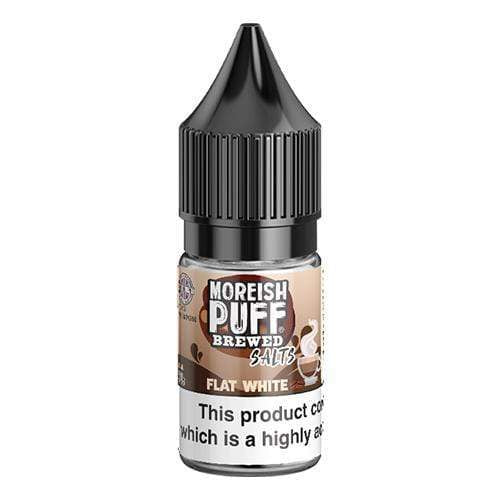 Moreish Puff Brewed Flat White Nic Salt ONLY £3.29 | UK Vape World