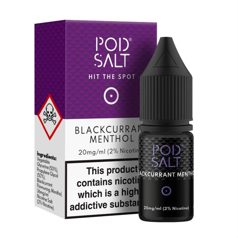 Pod Salt Blackcurrant Menthol Nic Salt ONLY £3.29 | UK Vape World