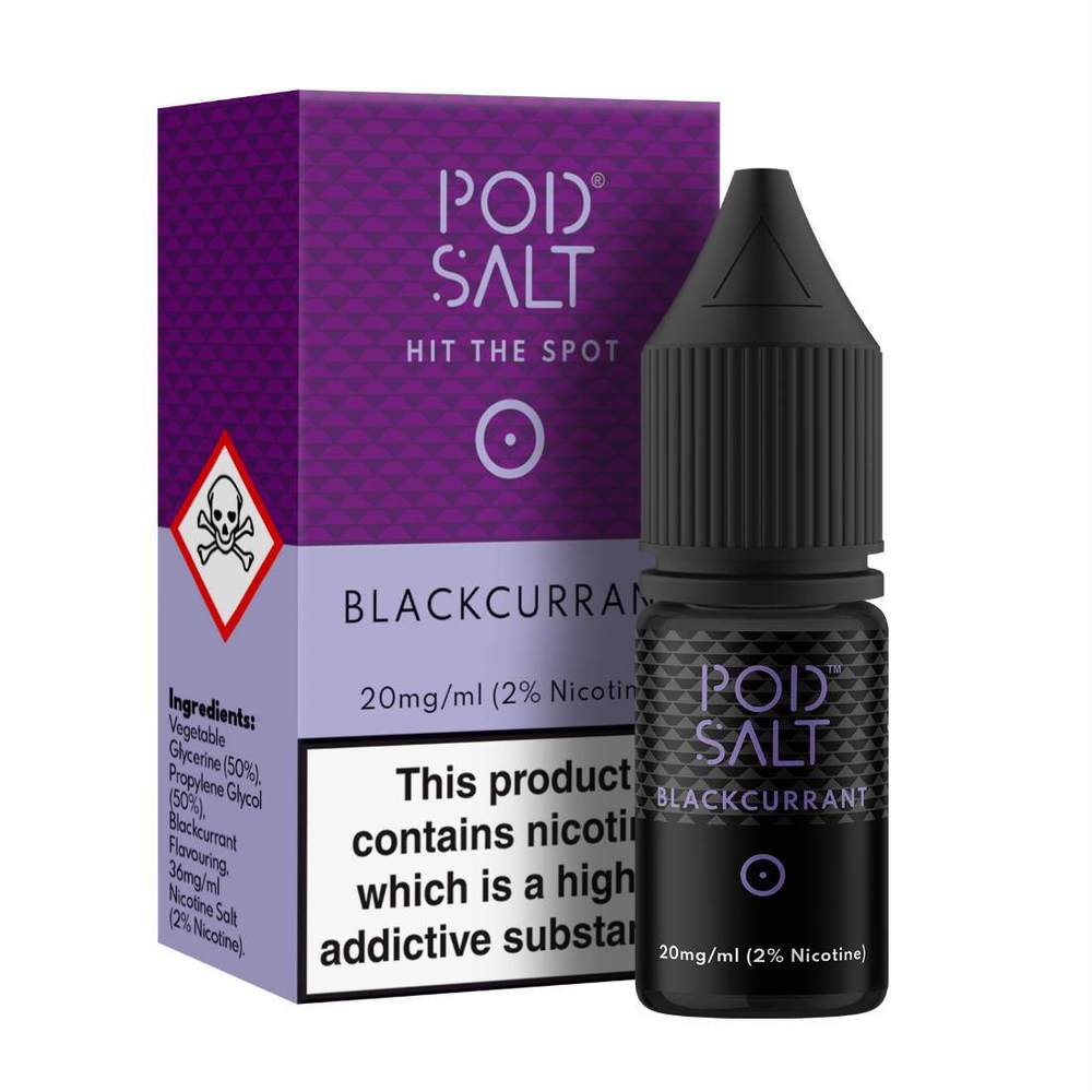 Pod Salt Blackcurrant Nic Salt ONLY £3.29 | UK Vape World