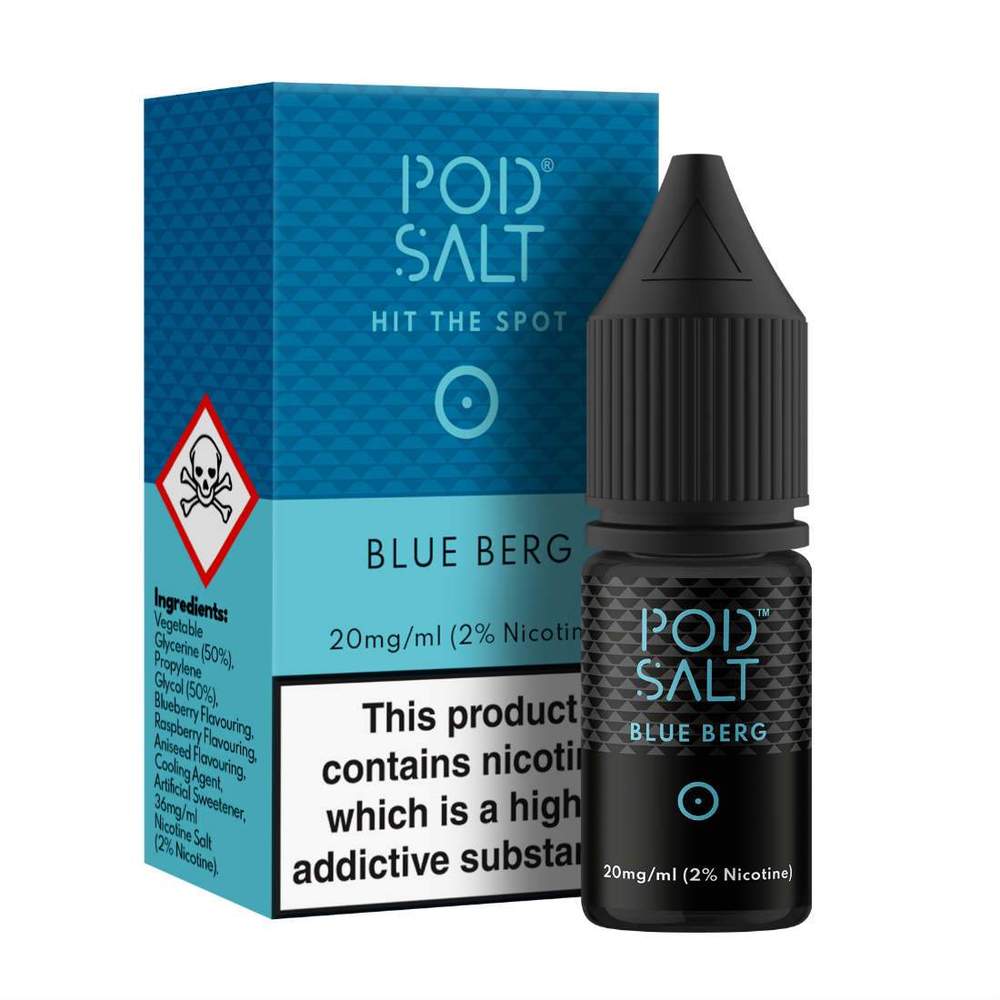 Pod Salt Blue Berg Nic Salt ONLY £3.29 | UK Vape World