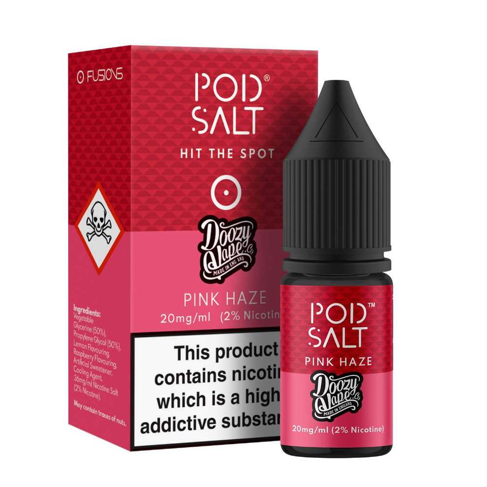 Pod Salt Fusions Doozy Vape Pink Haze Nic Salt ONLY £3.29 |  UK Vape World