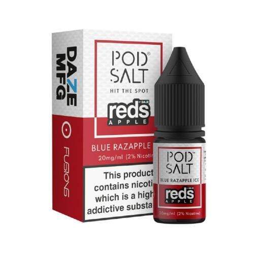 Pod Salt Fusions Reds Apple Blue Razapple Nic Salt ONLY £3.29 |  UK Vape World