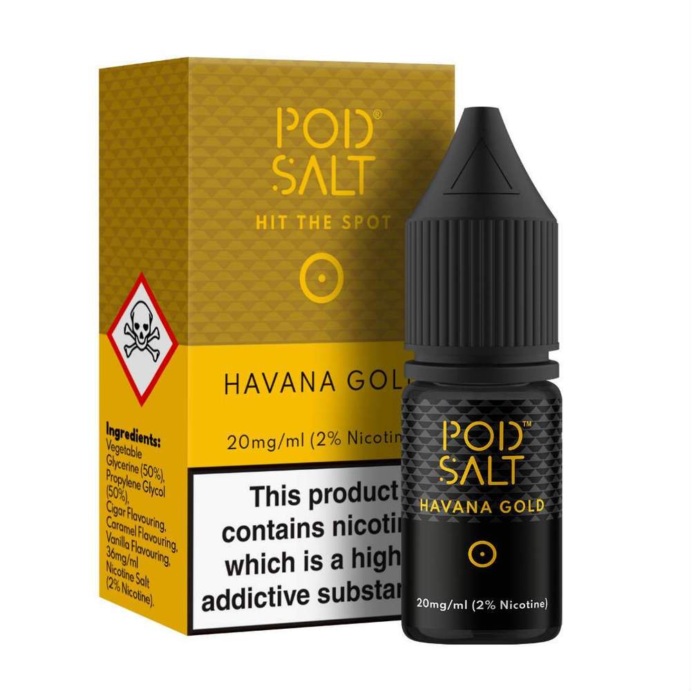 Pod Salt Havana Gold Nic Salt ONLY £3.29 | UK Vape World