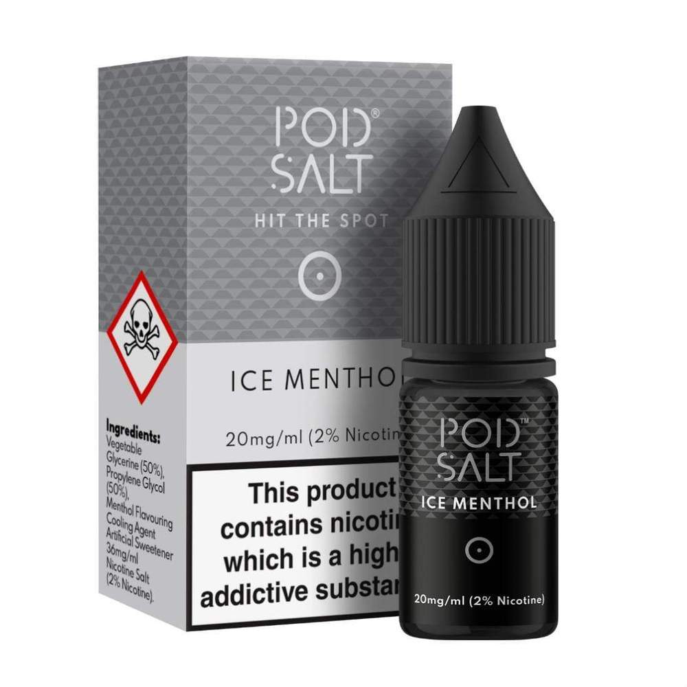 Pod Salt Ice Menthol Nic Salt ONLY £3.29 | UK Vape World 