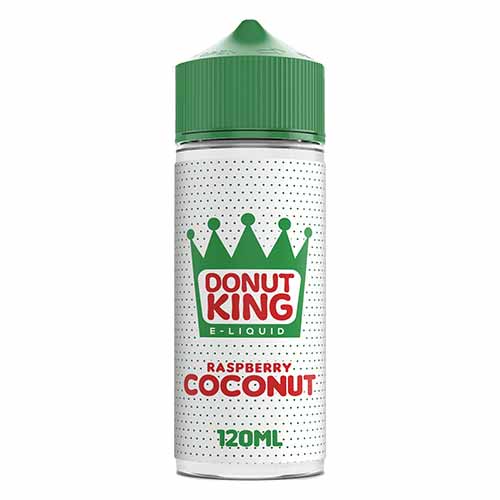 Donut King Raspberry Coconut 120ml Shortfill E-liquid - UK Vape World
