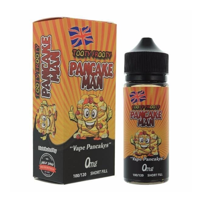 Tooty Frooty Pancake Man E Liquid 100ml Shortfill E-Liquid + 2 FREE Nicotine Shots