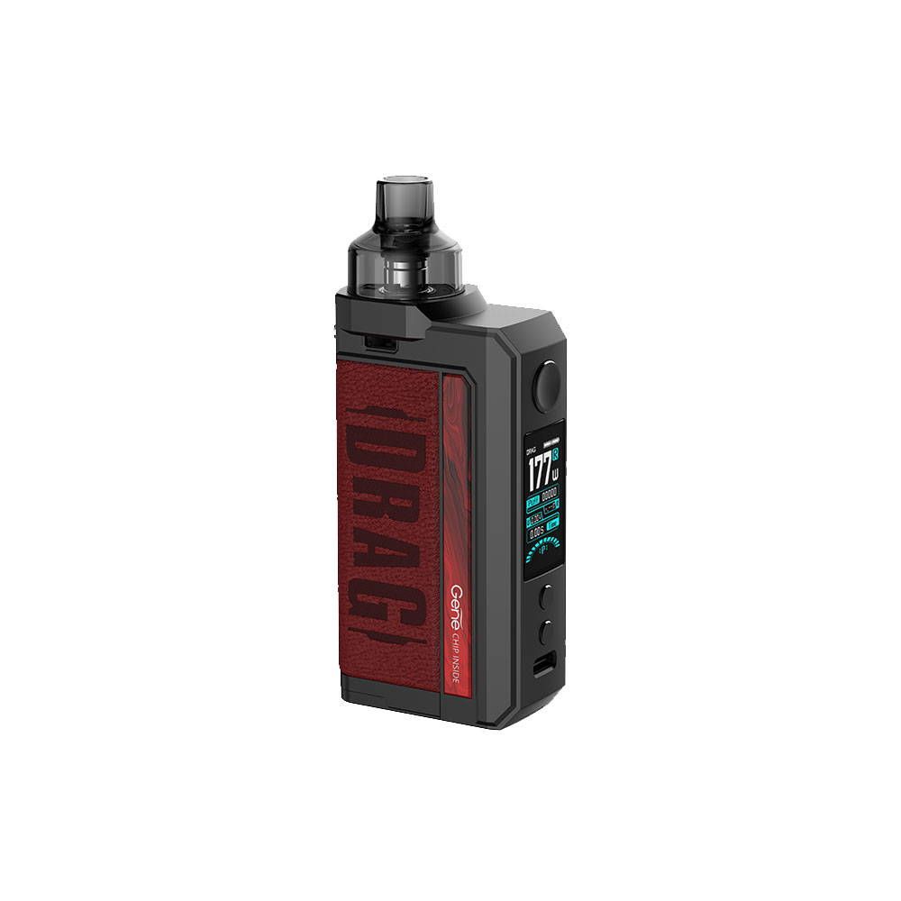 VooPoo Drag Max Vape Kit + 2 X FREE 18650 BATTERIES - Marsala | UK Vape World